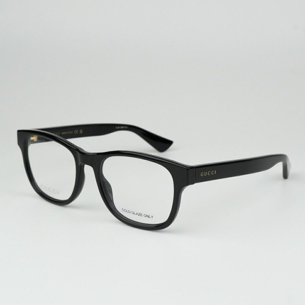 NEW Gucci GG1344O 001 Black Square Men Eyeglasses GG 1344O